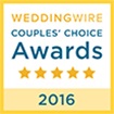 Wedding Wire Couples Choice Award 2016